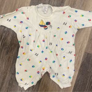 Vintage Baby Dior Onesie Sleeper